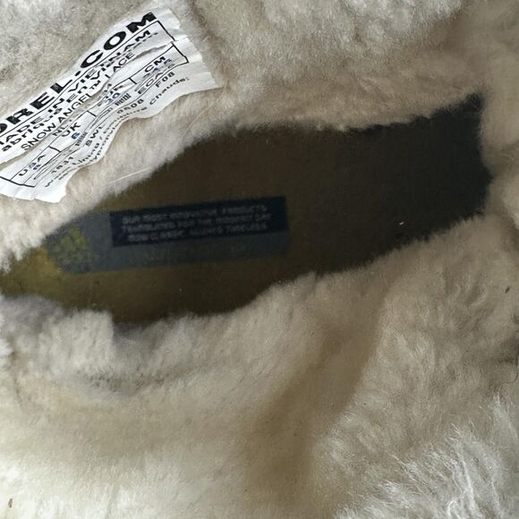 Sorel Boots Womens Size 8 Tan Black Snow Angel Lace Thinsulate Winter NL1810-234 - Picture 11 of 12